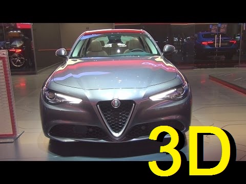 Alfa Romeo Giulia Lusso 2.2 Turbo Diesel 180 hp RWD AT8 (2017) Exterior and Interior in 3D