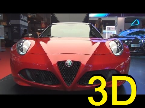 Alfa Romeo 4C Spider Standard Edition 1750 Tbi 240 hp (2017) Exterior and Interior in 3D