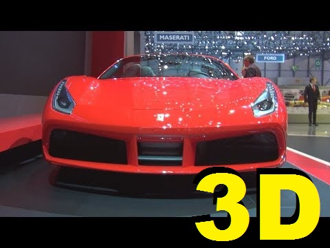 @Ferrari 488 Spider (2017) Exterior and Interior in 3D