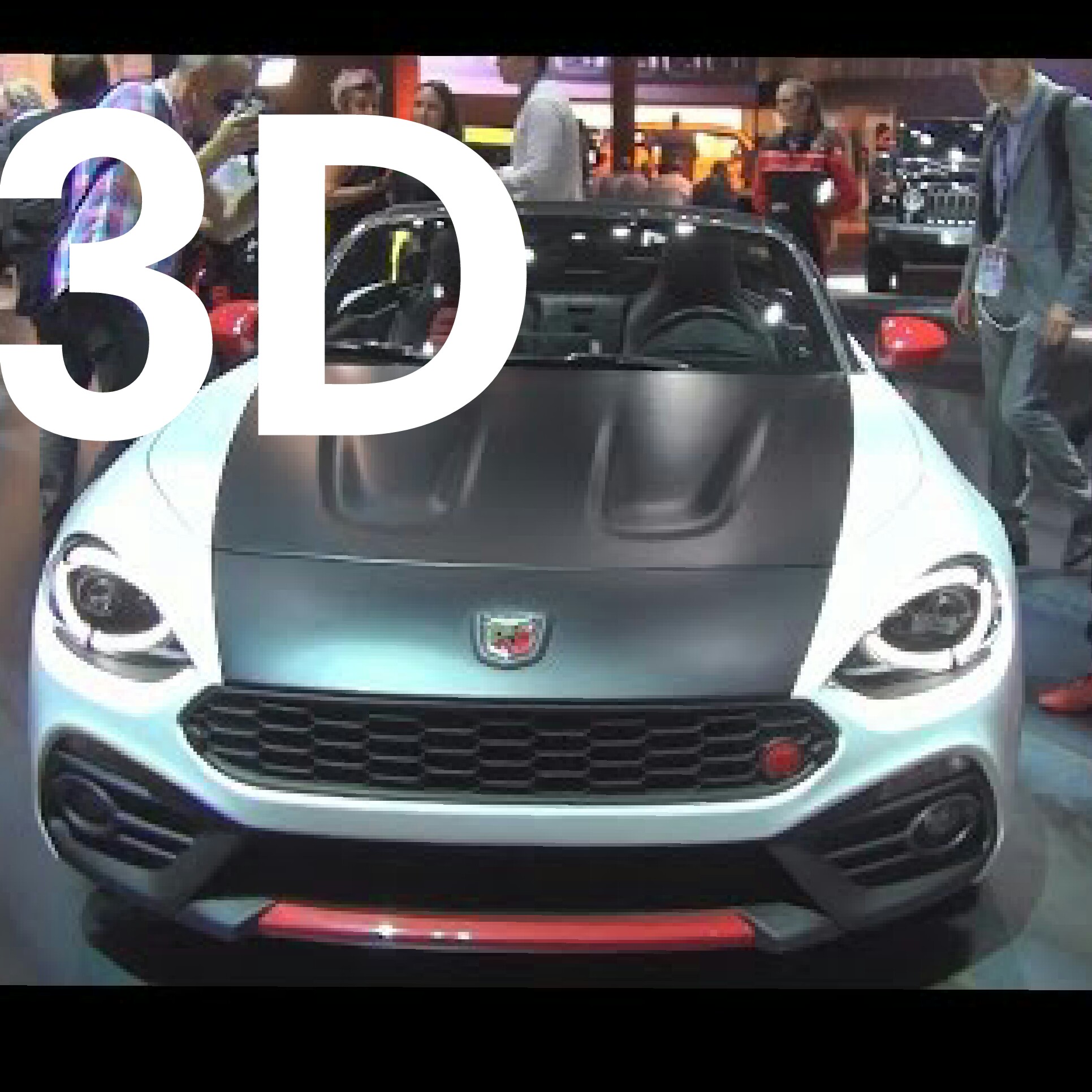 #FiatAbarth Fiat Abarth 124 Spider (2017) Exterior and Interior in 3D