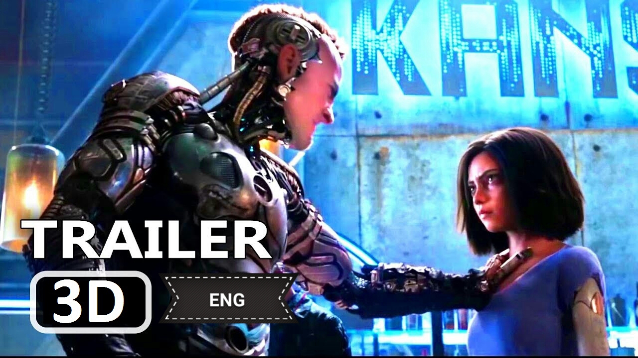 Alita - Battle Angel Official 3D 2018 Trailer 20th Century FOX