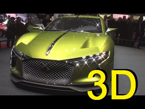 DS E-Tense (2016) Exterior and Interior in 3D