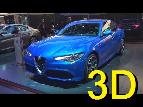 Alfa Romeo Giulia Veloce 2.0 Turbo Petrol 280 hp AWD AT8 (2017) Exterior and Interior in 3D