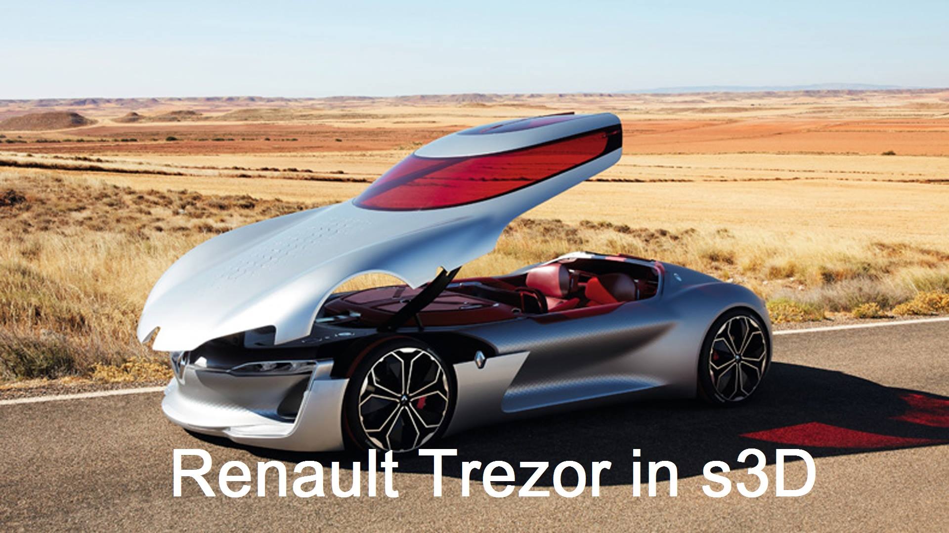 Renault Trezor Exterior and Interior in 3D