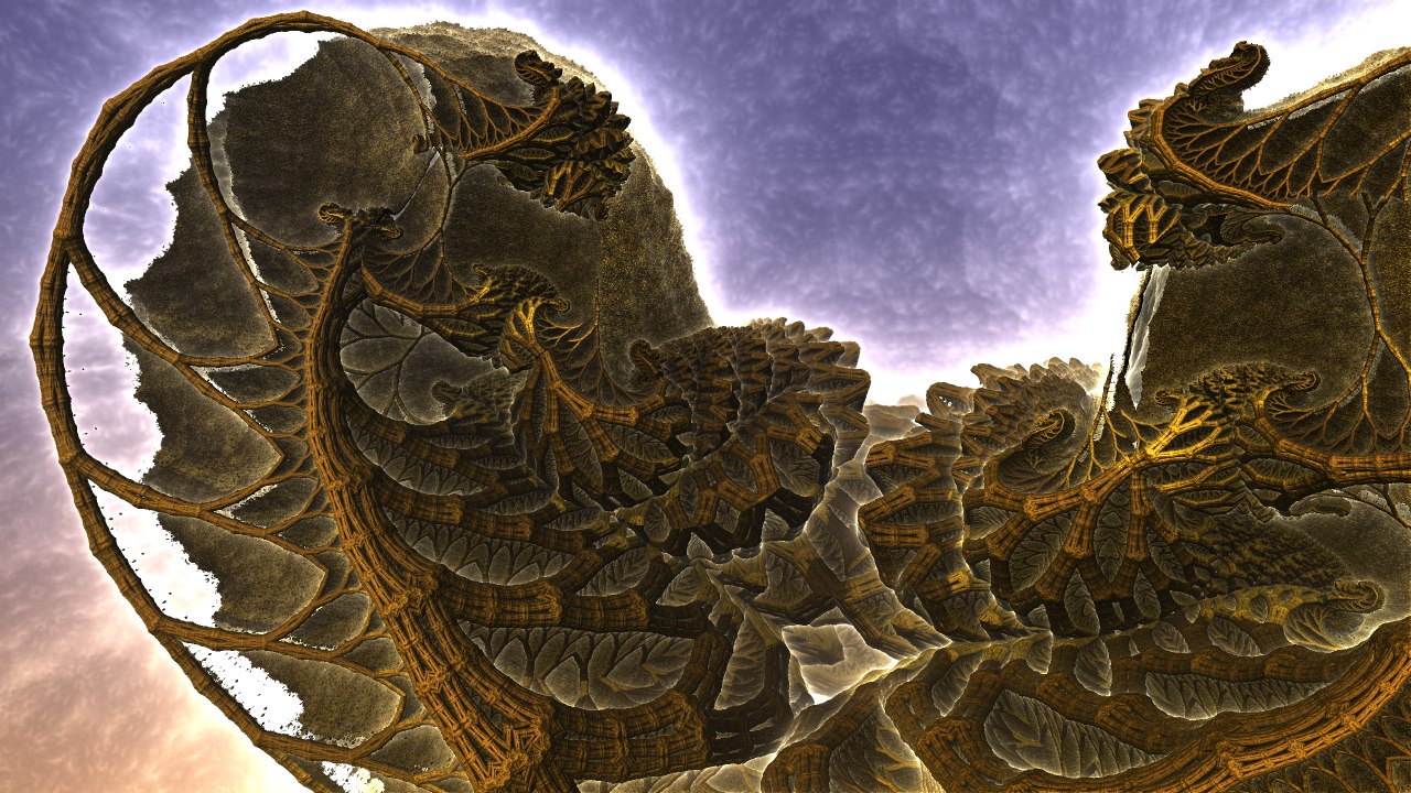 3D Fractal Drachenpfad - Stereo Mandelbulb 3D HD